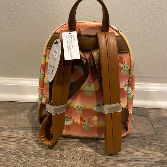 Loungefly Star Wars Baby Yoda Backpack and Wallet Set - Picture 3 of 7